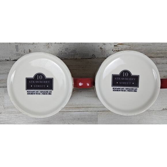 2 Bella Floral Coffee/Tea Mug 10 Strawberry Street 14 oz Colorful Flowers - Picture 4 of 7